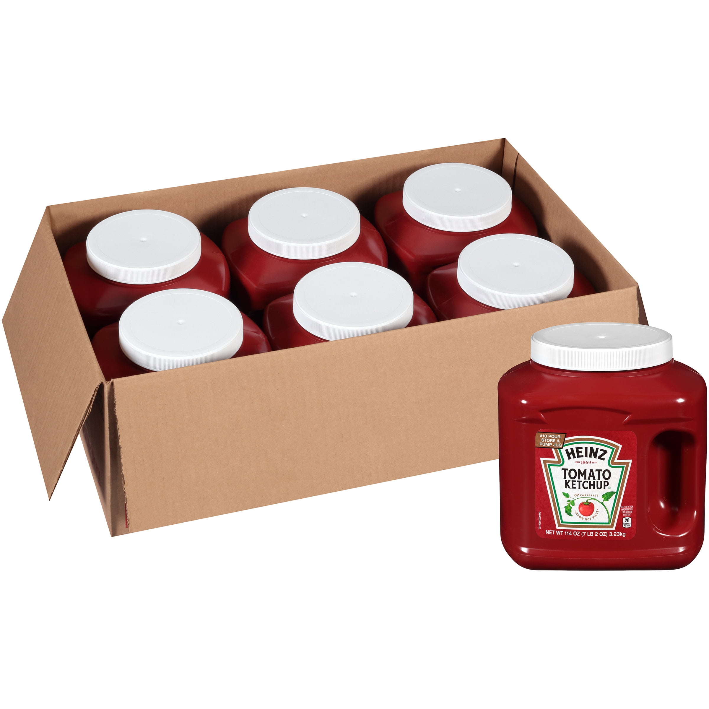 Red Gold Fancy Ketchup 114 oz. Plastic Jug with Pump - 6/Case