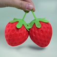 thumbnail image 2 of 1 paquete de bolas de estrés de fresa, bolas de estrés de frutas para niños y adultos, bola de estrés expandible, juguetes sensoriales inquietos, rellenos con cuentas de agua de gel, 2 of 5