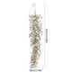 thumbnail image 3 of Seyotauo Glitter Christmas Leaves Garland | Powdered Pearl Cypress Tree Ornaments for Winter Festival Decoration | Champagne Pendant Sticky Powder Pearl Plastic Cypress Leaf Christmas Tree Decor, 3 of 6