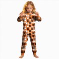 thumbnail image 4 of KPOPLK Halloween Pajamas Kid Girls Clothes Long Sleeve 2Pcs Tee/Pants Pjs Set Toddler Holiday Sleepwear Outfits,Size 6-7 Years, 4 of 9