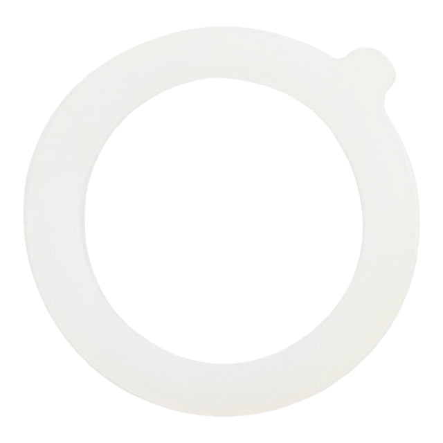 1Pc Replacement Silicone Jar Gaskets,Kitchen Replacement Gasket Seals,Airtight Silicone Seals Jar Mats,Leakproof Silicone Sealing Rings Gaskets for Jars - 3.7 Inches Diameter,Fits Most Sizes(White)