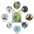 thumbnail image 6 of Daiia Avocado With Seeds Pattern Drawstring Backpack, Gym Bag, Lightweight Backpack, Water-Resistant Bag Travel Sports Backpack, Fitness Bag, Yoga Bag-Small, 6 of 6