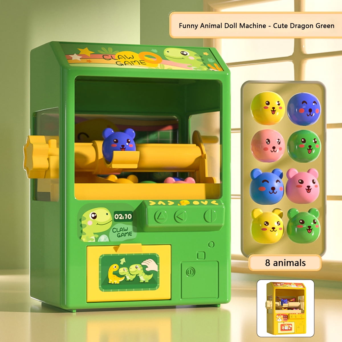 Mamamax Claw Machine Arcade Game,Clip Doll Machine with Sound,Kids Mini