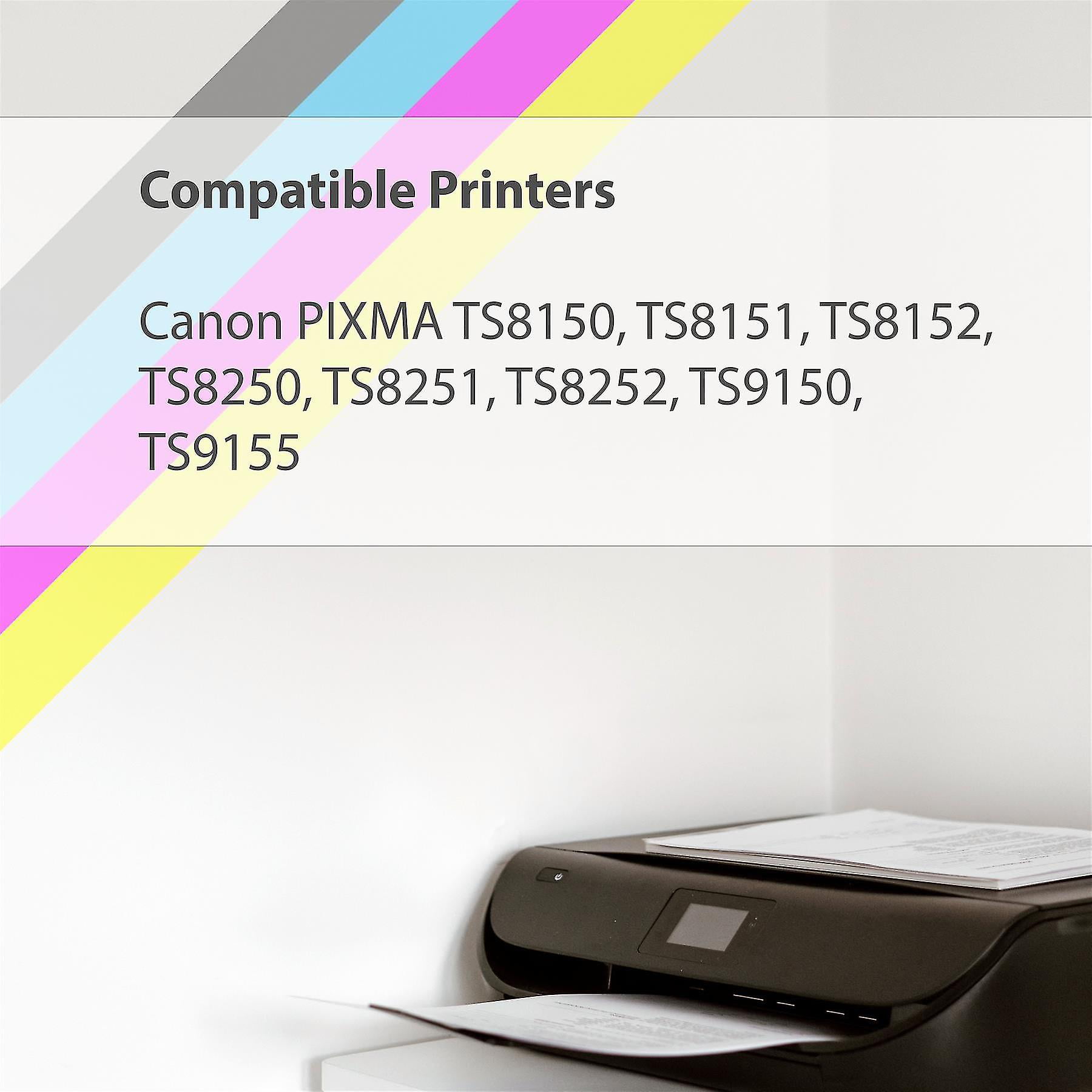 Compatible Canon PGI-580 & CLI-581 - 1 Set of 6 Ink Cartridges form Go Inks  (6 Inks)