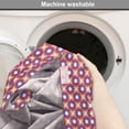 thumbnail image 6 of Geometric Dog Crate Cover, Octagonal Stars Formed by Zigzag Lines and Triangles, Easy to Use Pet Kennel Cover Small Dogs Puppies Kittens, 7 Sizes, Blue Violet Blue Violet, by Ambesonne, 6 of 6