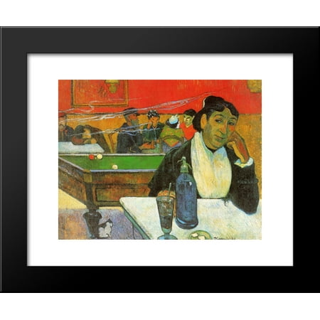 - NIght Cafe in Arles (Madame Ginoux) 20x24 Framed Art Print by Paul Gauguin