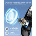 thumbnail image 7 of Portable Neck Fan, 4000mAh 360° Cooling Hands Free Bladeless Fan for Outdoor Indoor Birthday Gifts for Dad Men Women Mom, 7 of 7