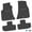 Black w/ Purple Insert, variant on Flextread Floor Mats for 11-24 Dodge Challenger RWD - Mopar Licensed Factory Fit - Pink w/ Black SRT Insert - Custom Vintage - 100% Made in USA