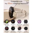 thumbnail image 2 of Correa de reloj Minyee Leather compatible con Samsung Galaxy 40 mm, 2 of 6