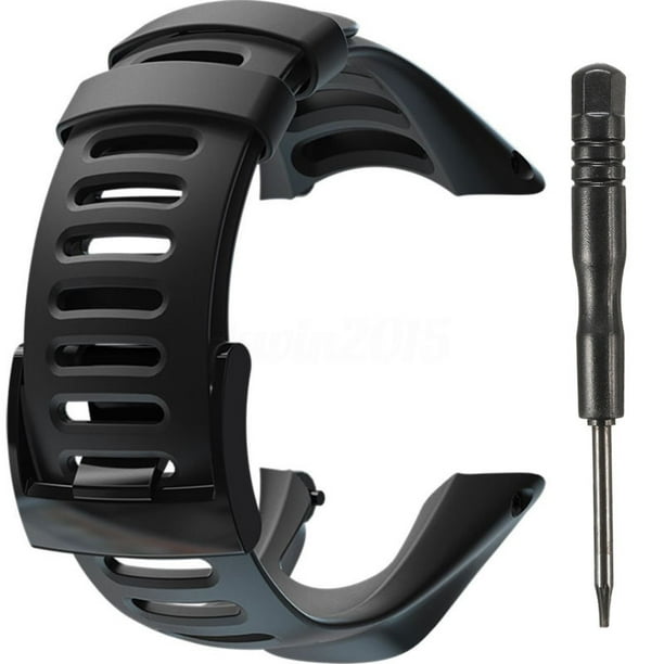 Uhuse For Suunto Ambit2 S Red Ambit3 Sport Black Rubber Watch Strap Band Ss Walmart Com Walmart Com