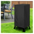 thumbnail image 2 of Electric Smoker Cover Waterproof - Heavy Duty 30 Inch Square Protector - UV & Fade Resistant - Weatherproof Black, 2 of 5