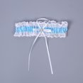 thumbnail image 4 of Ohufall White Garters For Bride 2 Pieces, Wedding Garter For Bride Elasticity Lace Garter, Wedding Garter Set For Bride, 4 of 4