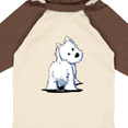 thumbnail image 4 of Inktastic Fluffybutt Westie Boys or Girls Long Sleeve Baby Bodysuit, 4 of 5