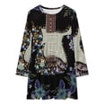 thumbnail image 2 of 3D Electric Guitar Loose Dress Evening Dress Summer Dresses for Women Luxury Dress Long Sleeved Dress, 2 of 4