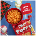 thumbnail image 4 of Cheez-It Puff'd Cheesy Baked Snacks, Puffed Snack Crackers 100% Real Cheese Inside, Kids Snacks, Double Cheese, 3 Oz., Bags (2 Pack), 4 of 6