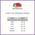 thumbnail image 4 of Playera Fruit Of The Loom para Mujer, Cuello V Manga Corta Rosa Jaspe Talla  G, 4 of 4