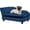 Blue, variant on NeoNiches Luxury Fancy Dog Couch with Hidden Storage for Puppies, Gray | Small Dog Sofa Bed with 2" Soft Foam, Modern Pet Furniture for Little Breeds