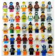 10 NEW LEGO MINIFIG PEOPLE LOT minifigure city town set random mystery selecton