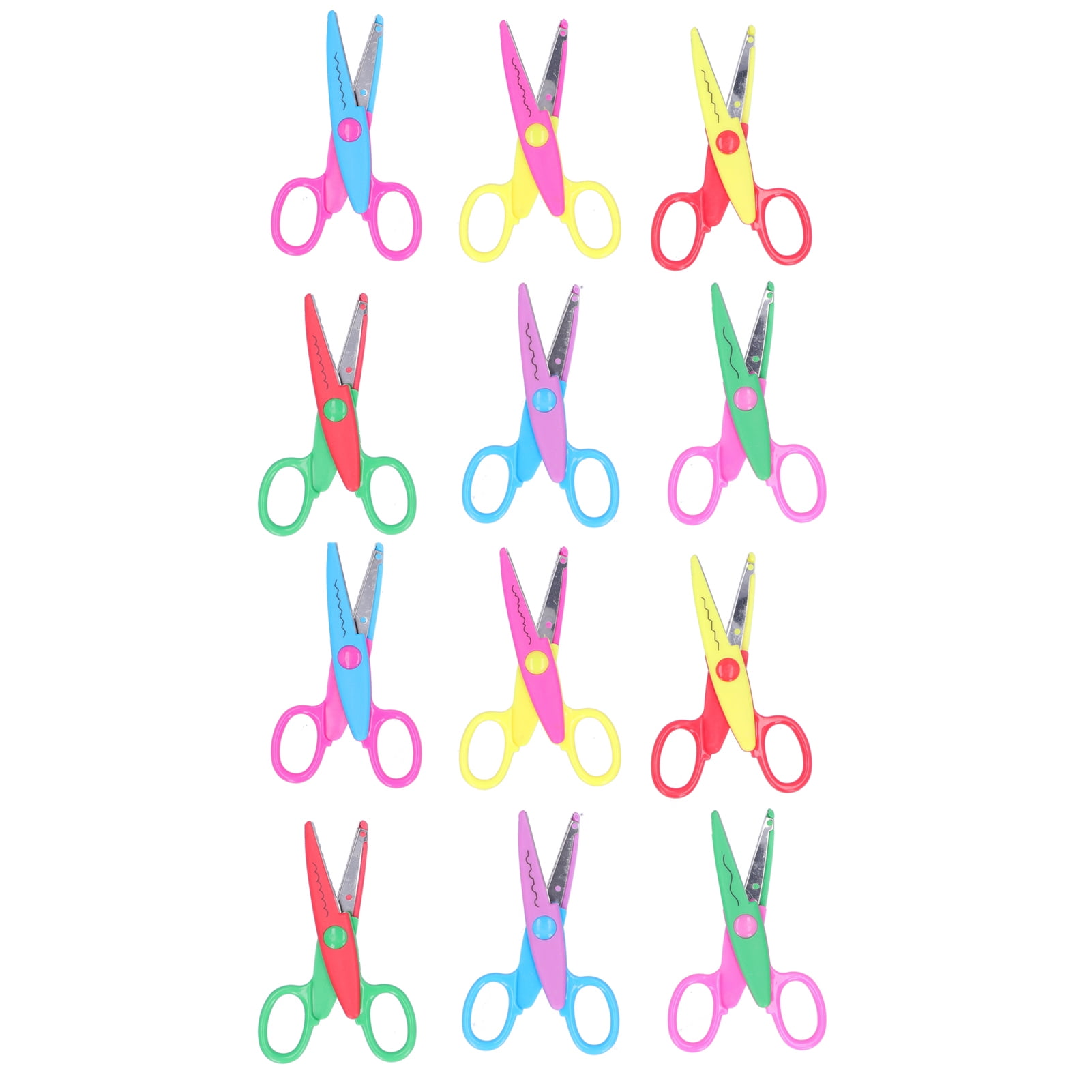 Tebru Decorative Paper Edge Scissors, Scrapbooks Scissors Children Scissors, Multi‑Functional For Home Office