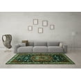 thumbnail image 3 of Ahgly Company Indoor Rectangle Persian Turquoise Blue Traditional Area Rugs, 2' x 3', 3 of 4