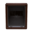 thumbnail image 4 of Dog Mate Large Dog Door with Locking Security Panel and Magnetic Catch, Brown, 4 of 7