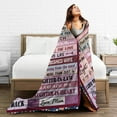 thumbnail image 4 of Yibo Granddaughter Gifts Blanket Flannel Soft and Comfortable Anti-static Bed Sofa Blanket, 4 of 7
