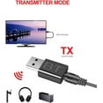 thumbnail image 3 of Transceptores de audio inalámbricos dos en uno adaptadores auriculares de televisión altavoces auxiliares compatibles con bluetooth 5.0, 3 of 7