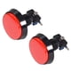 thumbnail image 4 of Botón de empuje para juegos de 60mm redondo, interruptor iluminado LED de 12V con microswitch para arcade, rojo, 2 piezas, 4 of 5