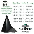 thumbnail image 6 of Shungite Miracle Tall Pyramid Unpolished 30mm (1.18 inches) - Natural Healing Crystal for Chakra Balancing & Cleanse, 6 of 6