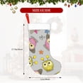 thumbnail image 4 of Naloa Cartoon Owls Christmas Stockings Decorations, Xmas Ornaments, DIY Personalized Farmhouse Decor for Home Family Party Tree, 4 of 7