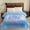 Blue, variant on MERRY HOME 2 Ply Double-side Fleece Blanket, Warm Thick Bed Blanket, Embossed Design Soft Polyester Raschel Blanket, 87"x 94" Bed Blanket for Winter, 10.5 lbs