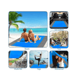 thumbnail image 4 of Beach Blanket with Corner Pockets Sandproof Extra Big Beach Mat Oversized Beach Blak4599, 4 of 8