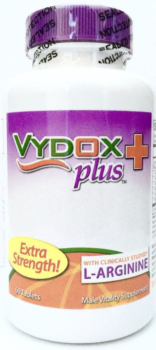 Vydox Plus Male Virility Supplement L Arginine Zinc Male Enhancement 60 Tablets