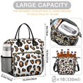 thumbnail image 5 of Black and Orange Of Leopard Print Womens Lunch Box for Work,Insulated Large Lunch Bag for Tween and Teen,Loncheras Para Mujer,Leakproof Adult Lunch Bag for Work,Beach,Travel,Picnic,Camping, 5 of 7