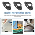 thumbnail image 4 of MasteelfCA 10Pcs Double Gripping Nylon Hose Clamps Practical Nylon Ratcheting Clips, 4 of 7