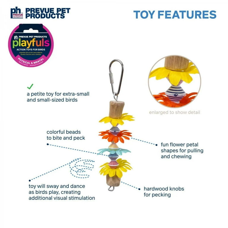 PREVUE PLAYFULS PIXIE STICKS BIRD TOY PREVUE PLAYFULS PIXIE STICKS BIRD TOY