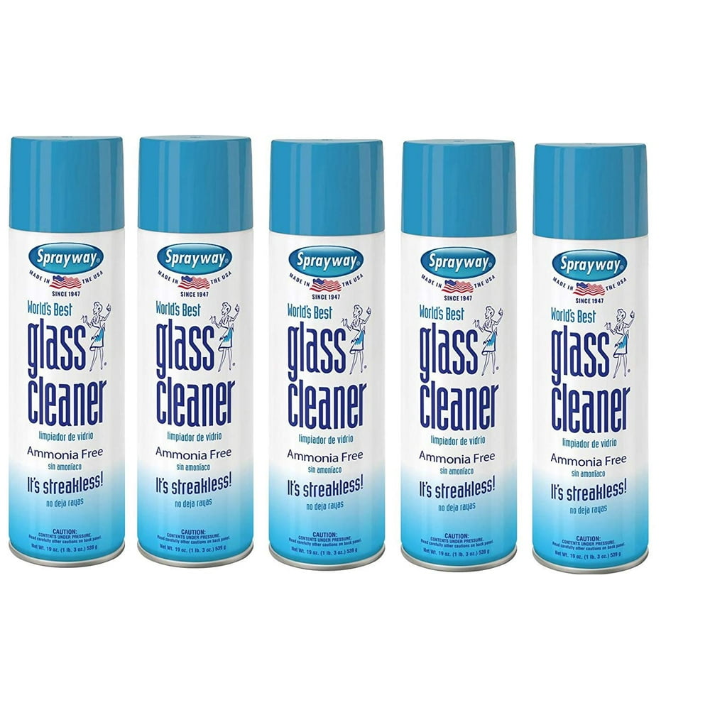 Sprayway, Sprayway Glass Cleaner, 19 oz Cans, Pack of 5