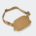 thumbnail image 2 of Cross Body Bag with Two-way Zipper Opens and Adjustable Strap, Pander Everywhere Fanny Packs for Women (Caramel Burnt, US), 2 of 7