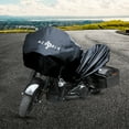thumbnail image 2 of Unique Bargains XL Size Universal Half Cover Motorcycle Cover Black - Pack of 1, 2 of 7