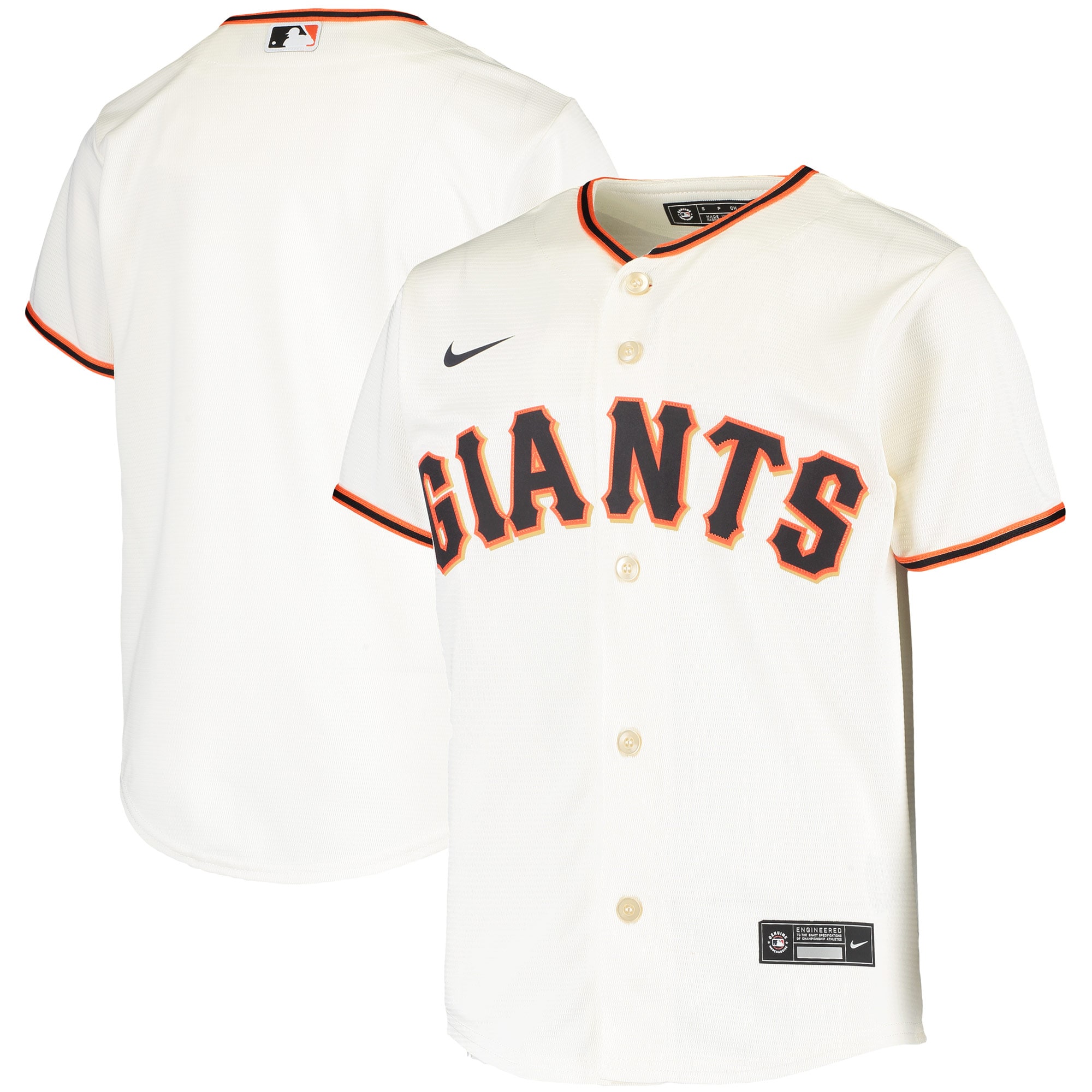Youth Nike Cream San Francisco Giants 