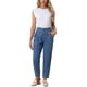 thumbnail image 2 of Pantalones de mezclilla elásticos para mujer INSPIRE CHIC, estilo mom, azul XS, 2 of 6