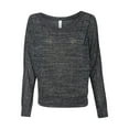 thumbnail image 2 of Bella & Canvas Women's Flowy Long Sleeve Off Shoulder T-Shirt, 2 of 3