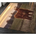 thumbnail image 5 of Highland Cow Rug, Tropical Rugs, Coastal Rug, Animal Rugs, Soft Rug, Machine Washable Rug, Personalized Rug, Salon Rug, Thin Rug, 5.9'x9.2' - 180x280 cm, 5 of 8
