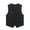 Black, variant on Women's Summer Fashion Casual Linen Vest Cardigan V Neck Top Athletic Crop Tops Women Bar Tops for Women Beard Tops for Women Alien Top Women Workout Tops for Women Adjustable Strap Tops for Women 4x