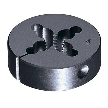 

greenfield threading 401979 round adjustable die 1 od 1/4 - 20 unc carbon steel uncoated (bright) coating right cut