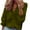Army Green, variant on CQONEPT Women's Long Sleeve Shirts Plus Size Ruffl Tunic Tops Casual Fashion Blouse V Neck Outdoor Pullover Hot Pink M