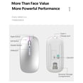 thumbnail image 4 of HAOANWireless Charging Mute Bluetooth Mode Mouse Laptop 2.4G+BT5.2 Wireless Mouse Black, 4 of 5