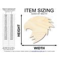 thumbnail image 2 of Unfinished Wood Falcon Mascot Shape 16" / 3/4", 2 of 3