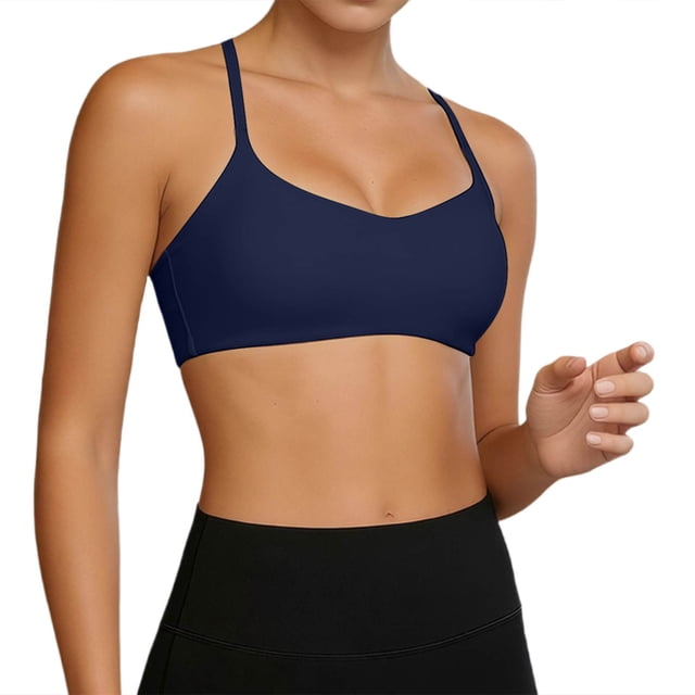 Yoga Bra for HighImpact Activities Supportive Adjustable Strap Sports Top for Exercise Running Yoga and Workouts