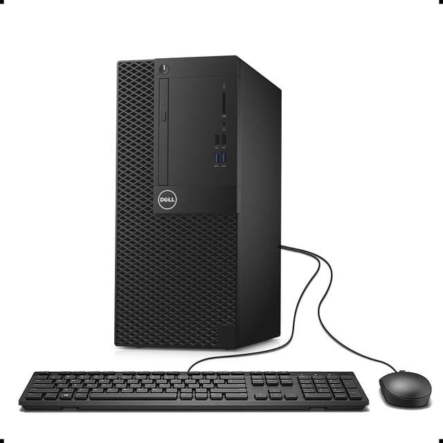 Dell OptiPlex 3050 Tower High Performance Desktop Computer, Intel Quad Core i5-6500 up to 3.6GHz, 8G DDR4, 1T, DVD, WiFi, BT, 4K Support, DP, HDMI, Win 10 Pro 64 English/Spanish/French(Renewed)